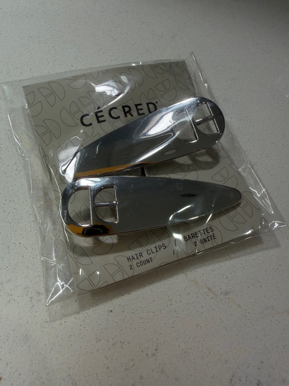 Cecred by Beyonce silver hair clips - Picture 2 of 2